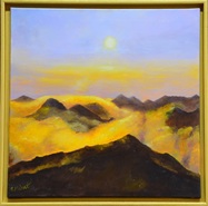 Malerei Kunst kaufen – Gemälde – Über den Wolken I