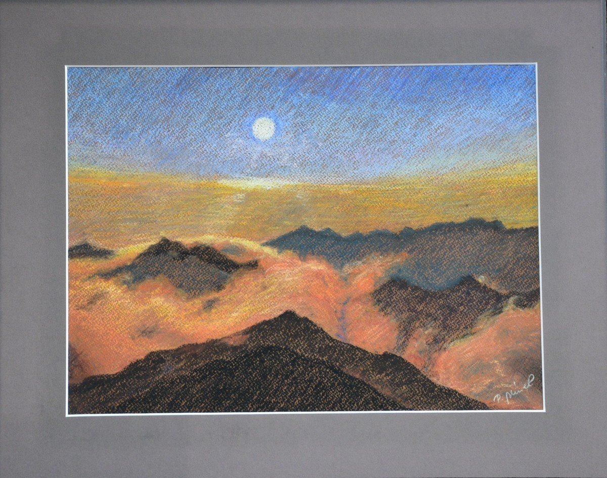 Malerei Kunst kaufen – Gemälde – Über den Wolken II