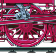 Small dampflokomotive 41018 digitaldruck auf leinwand airbrushillustration malkunst mischtechnik