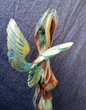 Small engel isalie holz skulptur