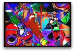 Malerei Kunst kaufen – Gemälde –  Leinwand,Abstrakt,150cmx 100cm