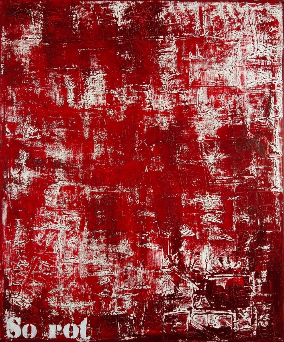 Malerei Kunst kaufen – Gemälde – So weiß wie Schnee und so rot wie Blut
