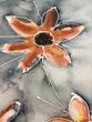 Small florale abstraktion 3 malkunst aquarelle