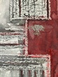 Small abstraktion in schwarz rot malkunst aquarelle