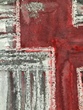 Small abstraktion in schwarz rot malkunst aquarelle