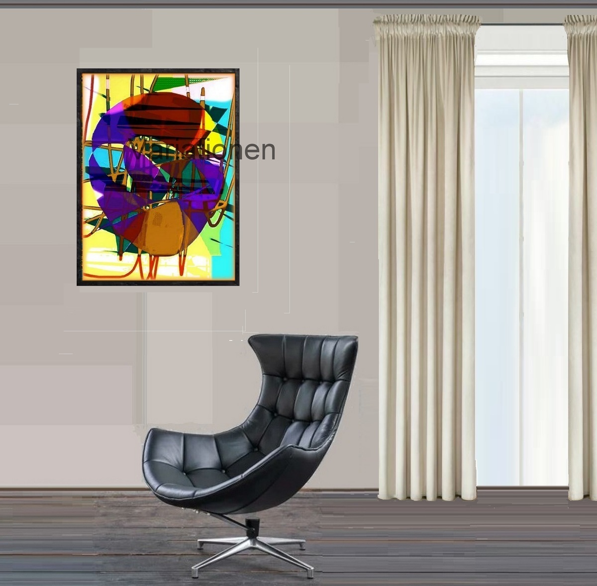 Malerei Kunst kaufen – Gemälde – Leinwand,80cm x 60cm x4cm Abstrakt,Bild,