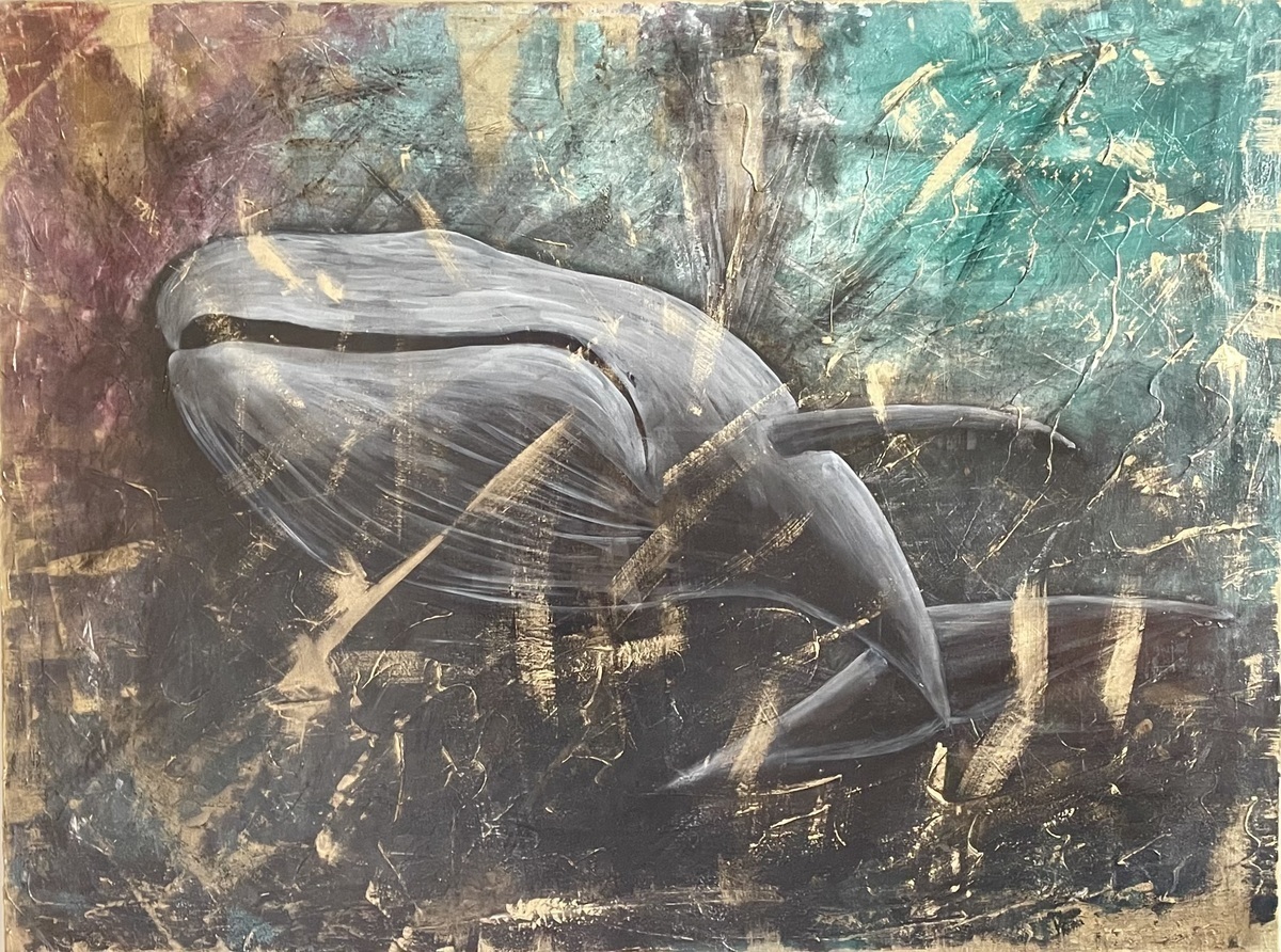 Malerei Kunst kaufen – Gemälde – Gigantic Whale