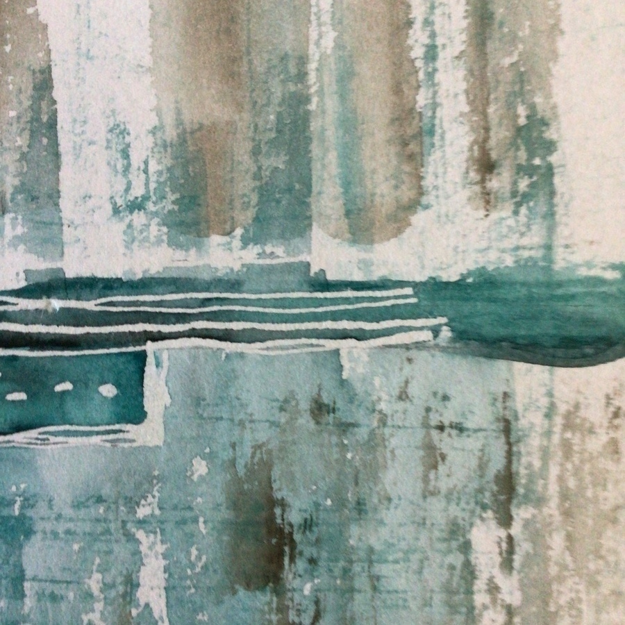 Malerei Kunst kaufen – Gemälde – Abstraktion in Grün 