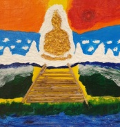 Malerei Kunst kaufen – Gemälde – Edition: Spirit of Asia (1)  der Weg nach Buddha