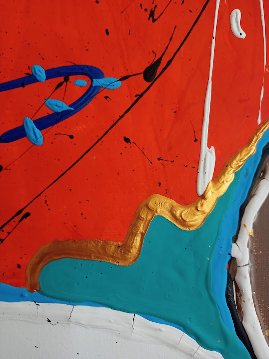 Malerei Kunst kaufen – Gemälde – Original, Abstrakt,Acryl-Gemälde, Leinwand, 100cm x70cm 