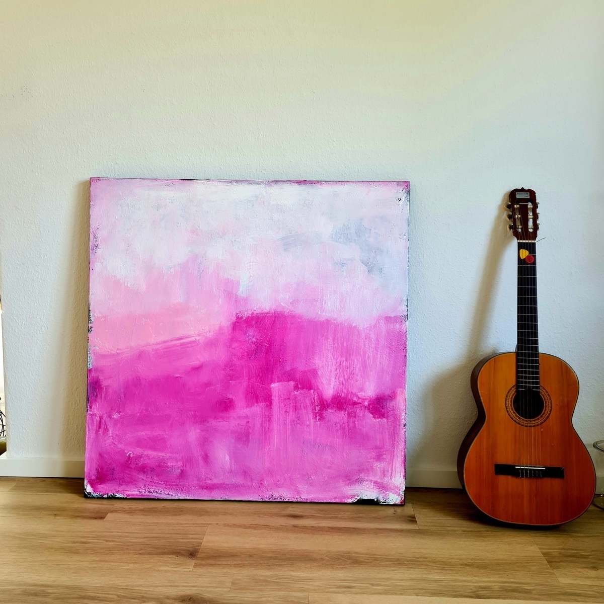 Malerei Kunst kaufen – Gemälde – pinkes Bild Freiheit II
