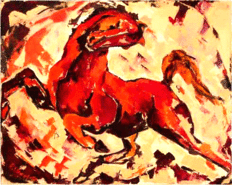 Malerei Kunst kaufen – Gemälde – Pferdeimpressionen - REGULAS