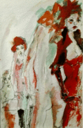 Malerei Kunst kaufen – Gemälde – Hommage a Egon Schiele
