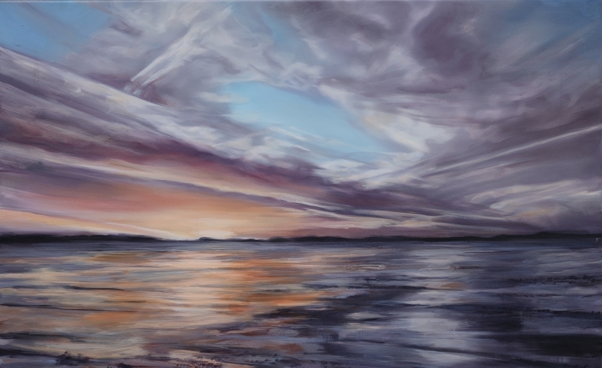 Malerei Kunst kaufen – Gemälde – "Sonnenaufgang bei Westwind" 2