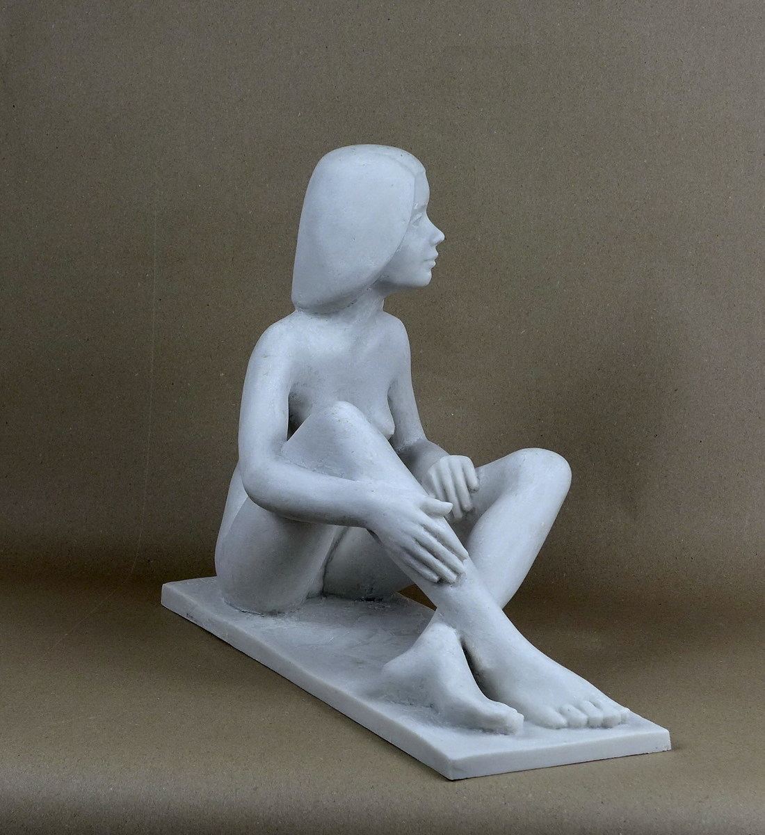 Skulptur Kunst kaufen – Unikate – sitzender Akt