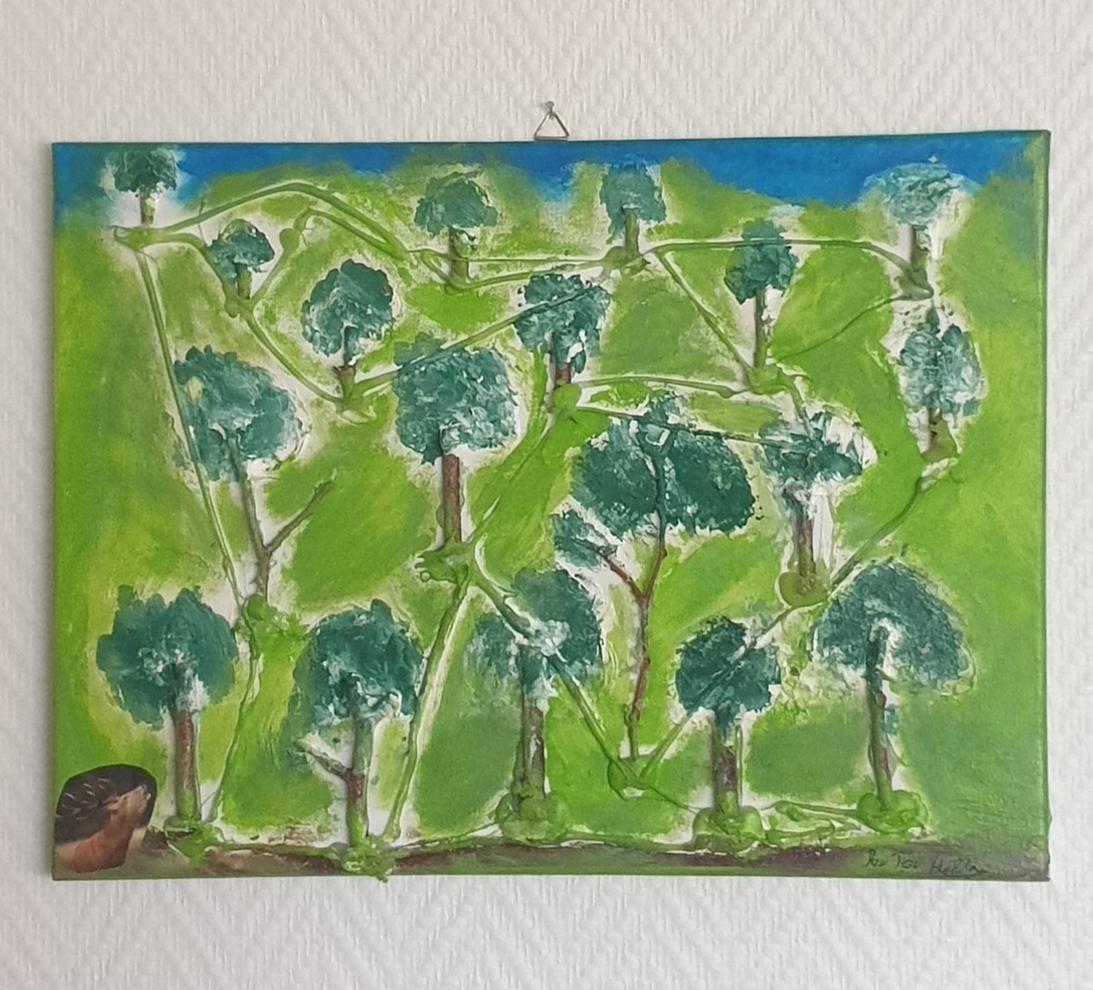 Malerei Kunst kaufen – Gemälde – Waldweg Adern