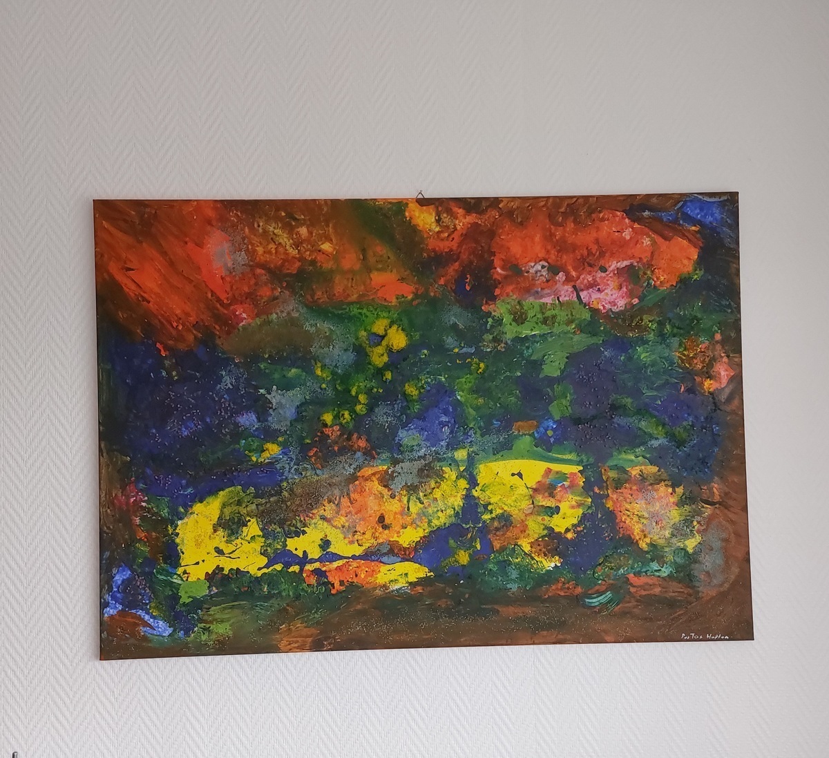 Malerei Kunst kaufen – Gemälde – Urknall   ( !!!Verkauft!!!)