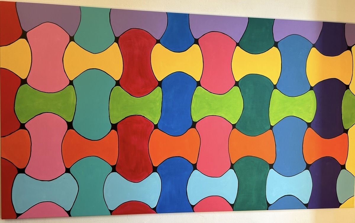 Malerei Kunst kaufen – Gemälde – 180x100cm XXL Acryl Leinwand Bild Wandbild Kunst Unikat bunt Abstrakt