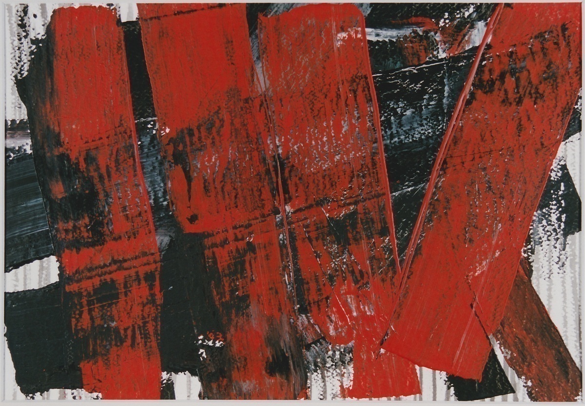 Malerei Kunst kaufen – Gemälde – Kleines Rot-Schwarz