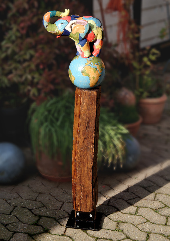 Keramik Kunst kaufen – Kreative Formen – Keramikobjekt "Balance"