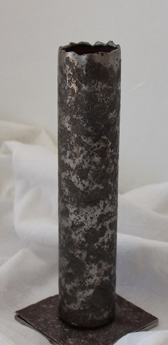 Metall Kunst kaufen – einzigartig – Vase A