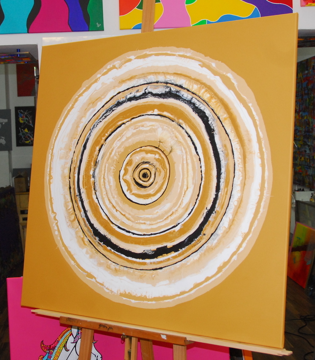 Malerei Kunst kaufen – Gemälde – Circle of Live 100x100cm