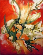 Malerei Kunst kaufen – Gemälde – " Impression Lilien"