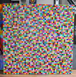 Small 100x100cm leinwandbild mosaik 2 malkunst acryl