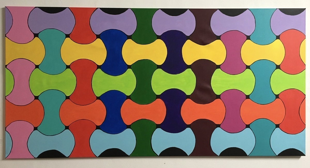 Malerei Kunst kaufen – Gemälde – Großformat 200x100cm abstrakt Acryl auf Leinwand Unikat  #4