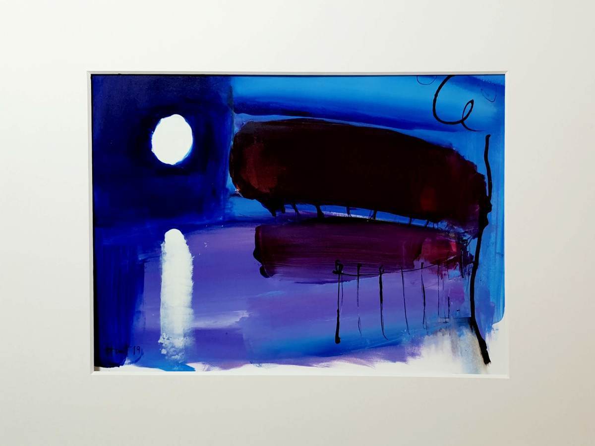 Malerei Kunst kaufen – Gemälde – Mond (Lockharton Terrace Edinburgh)