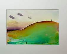 Malerei Kunst kaufen – Gemälde – Hügel Grün