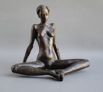 Skulptur Kunst kaufen – Unikate – Skulptur ruhende Tänzerin