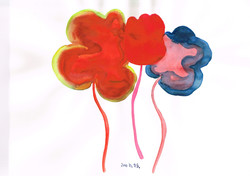 Malerei Kunst kaufen – Gemälde – b-drei Blumen