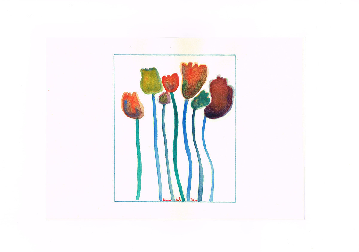 Malerei Kunst kaufen – Gemälde – Blumen 2