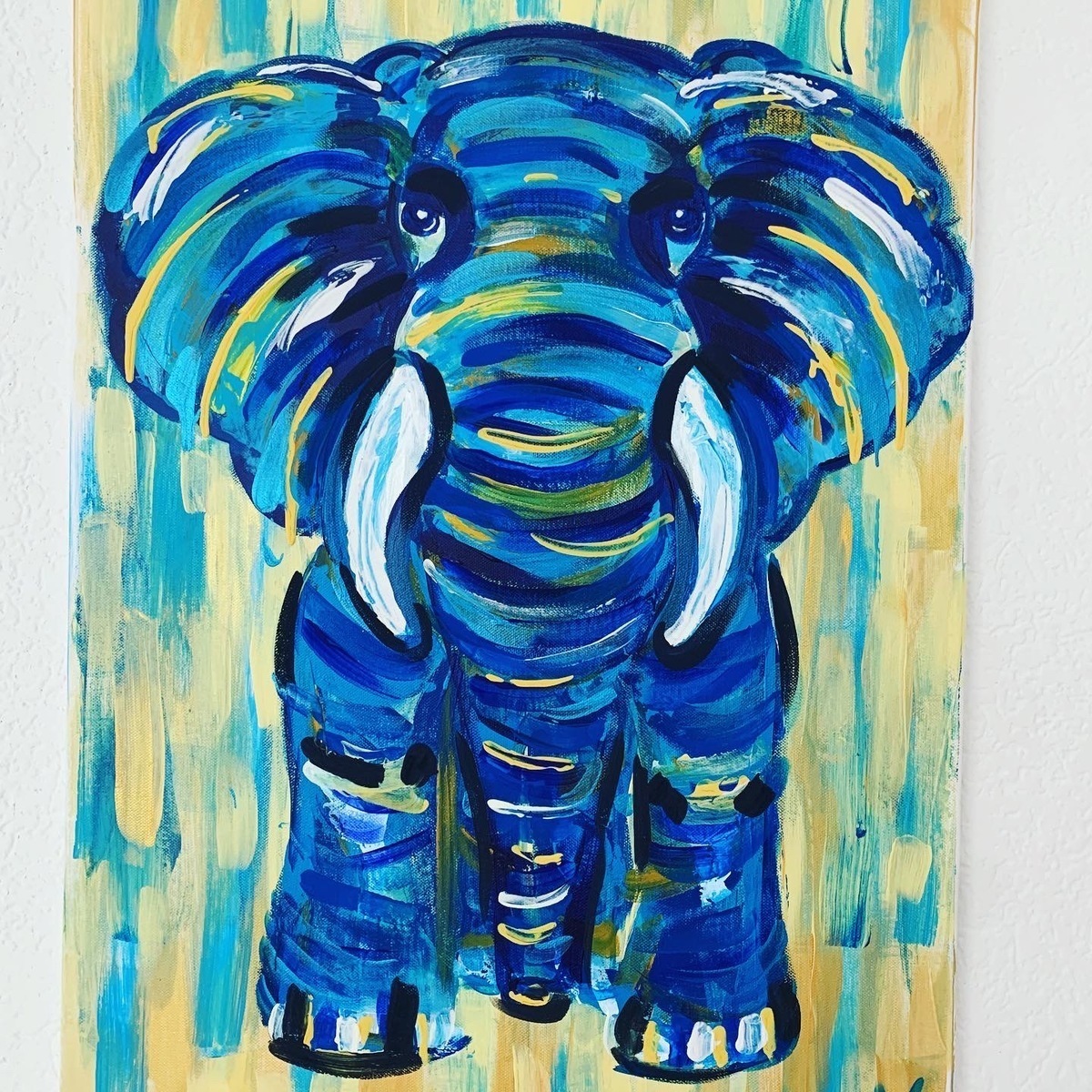 Malerei Kunst kaufen – Gemälde – Elefant