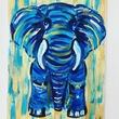 Small elefant malkunst acryl