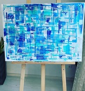 Malerei Kunst kaufen – Gemälde – Labyrinth Abstrakt 