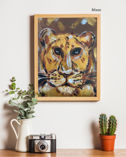 Malerei Kunst kaufen – Gemälde – Löwe