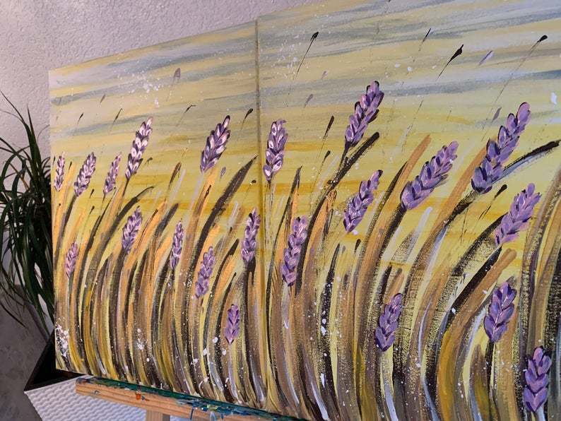 Malerei Kunst kaufen – Gemälde – Lavendel