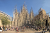 Small barcelona kathedrale fotografie farbfotografie