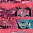 Small peace love art poster ohne rahmen fotografie farbfotografie