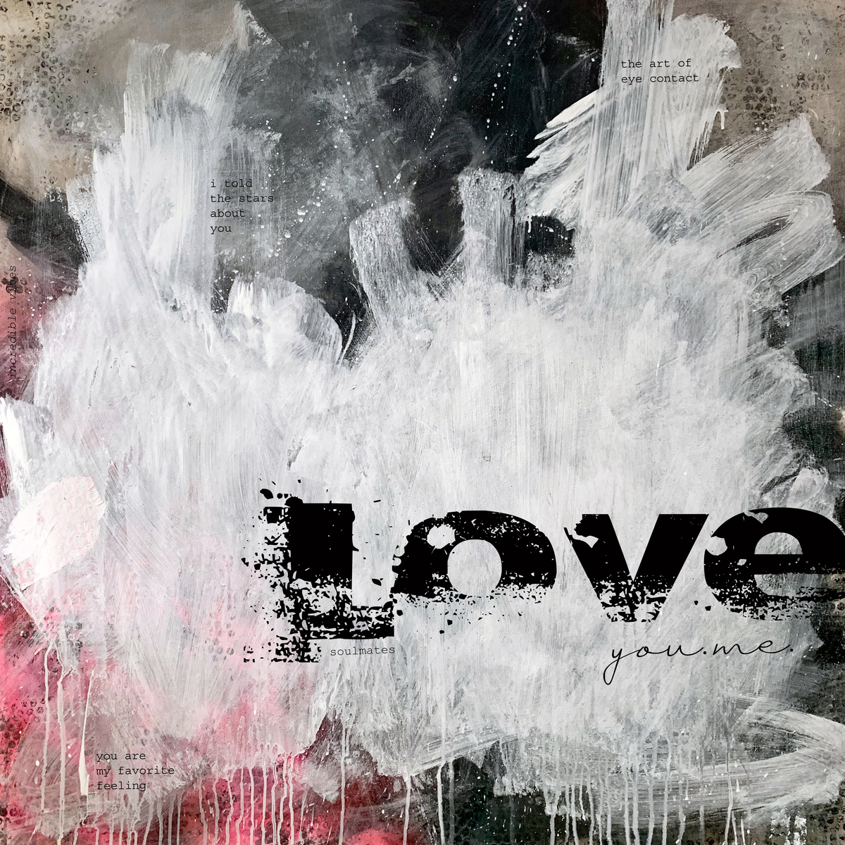 Fotografie Kunst kaufen – Professionell – love you.me (hochwertiger Print auf Hahnemühle-Papier), ohne Rahmen