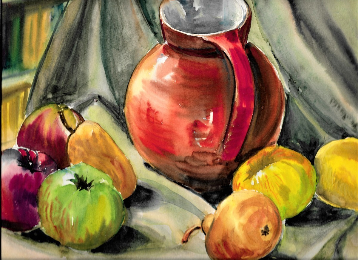Malerei Kunst kaufen – Gemälde – Stillleben mit Obst2